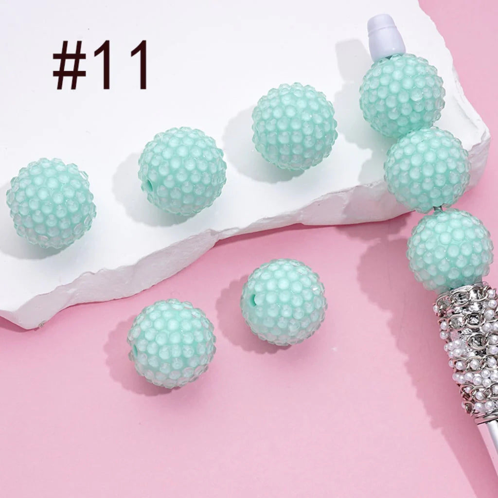z-Acrylic Rhinestone Beads, Jelly Color Rhinestones, 20MM