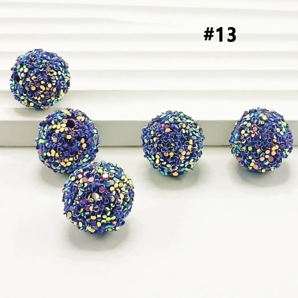 z-Sugar Beads Sparkling Rhinestone Beads 16mm