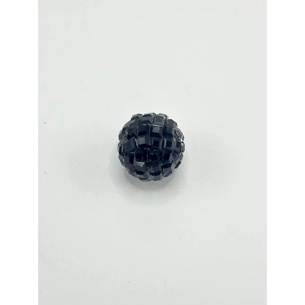 z-Disco Ball Beads, Sparkling Acrylic Beads with Crystal Rhinestones and Disco Ball Shape, 16mm