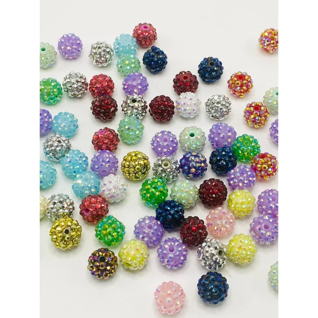 z-Rhinestones Beads, Acrylic, 12mm, 14mm, 16mm, 20mm