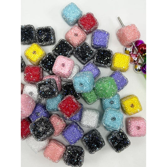 z-Square Cube Sugar Beads Acrylic Beads 16mm SB