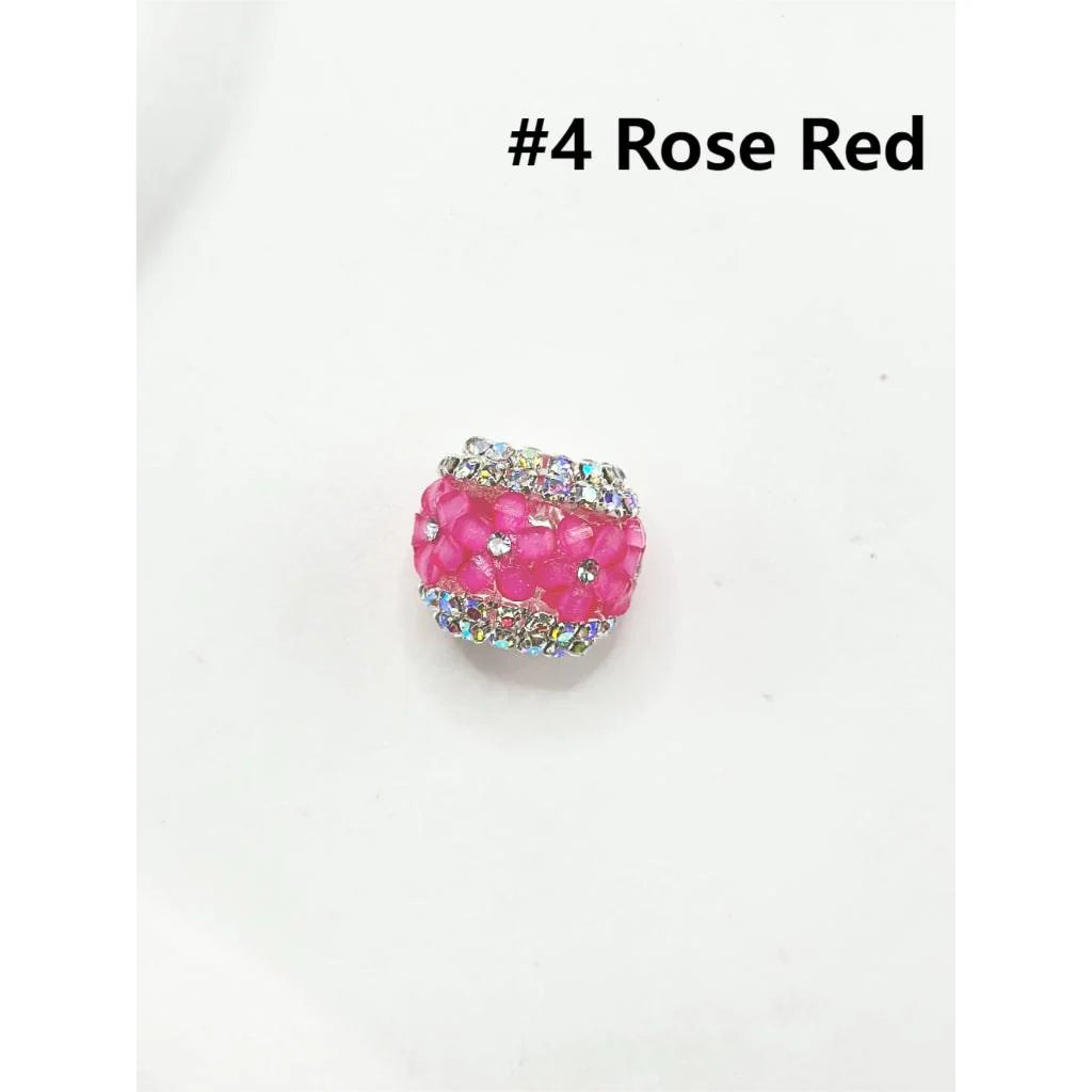 z-Keychain Beads, Fancy Clear Acrylic Beads for Keychains, 19*16MM