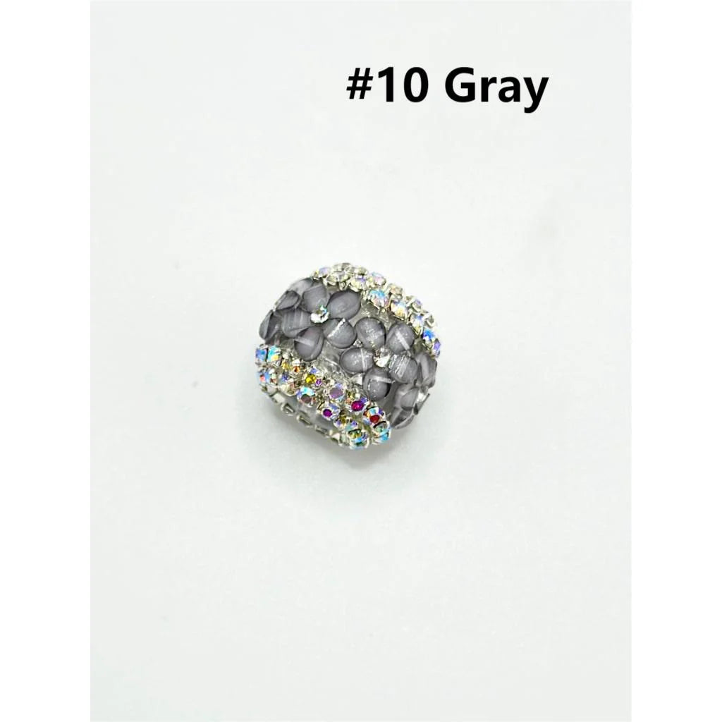 z-Keychain Beads, Fancy Clear Acrylic Beads for Keychains, 19*16MM