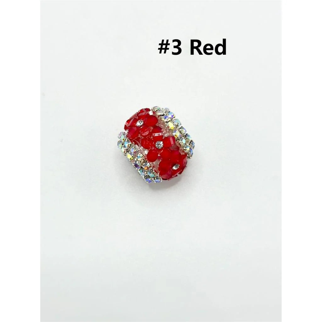 z-Keychain Beads, Fancy Clear Acrylic Beads for Keychains, 19*16MM
