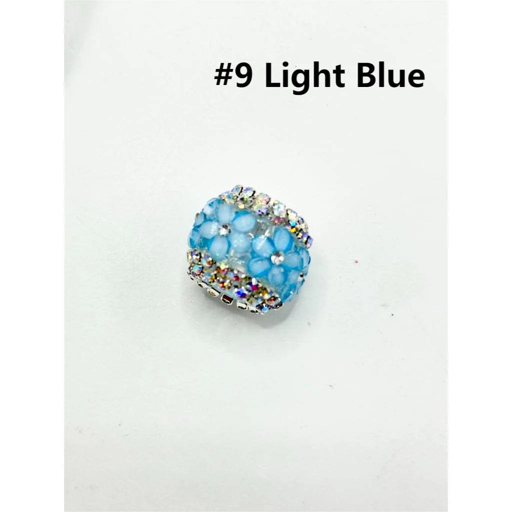 z-Keychain Beads, Fancy Clear Acrylic Beads for Keychains, 19*16MM