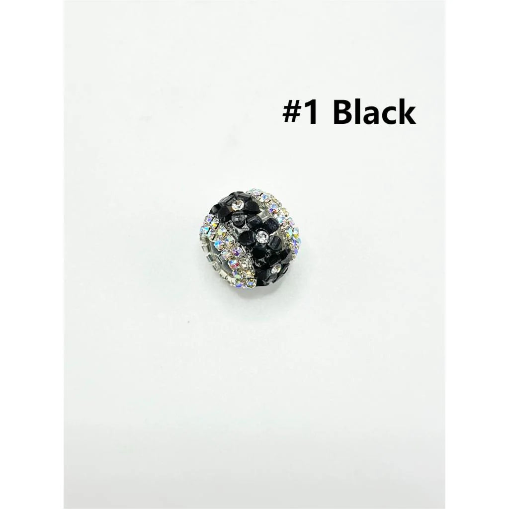z-Keychain Beads, Fancy Clear Acrylic Beads for Keychains, 19*16MM