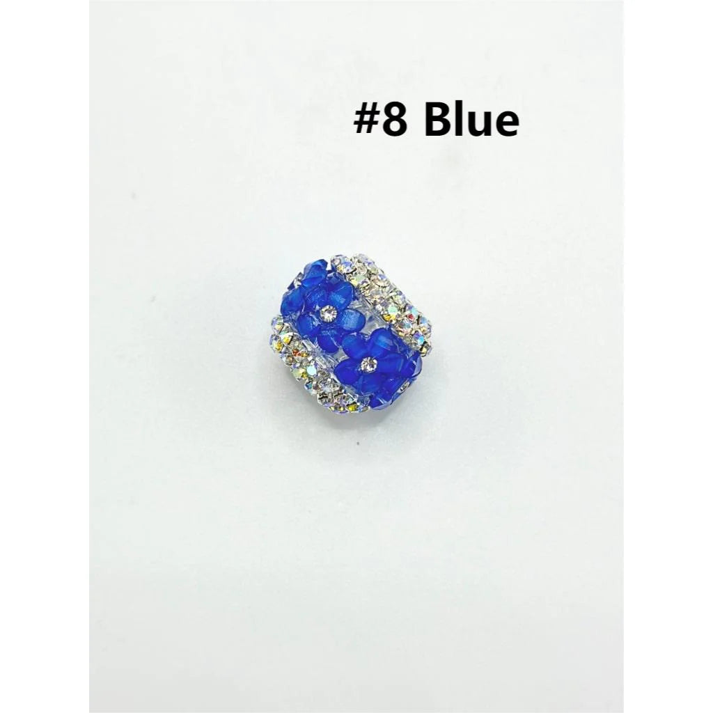 z-Keychain Beads, Fancy Clear Acrylic Beads for Keychains, 19*16MM
