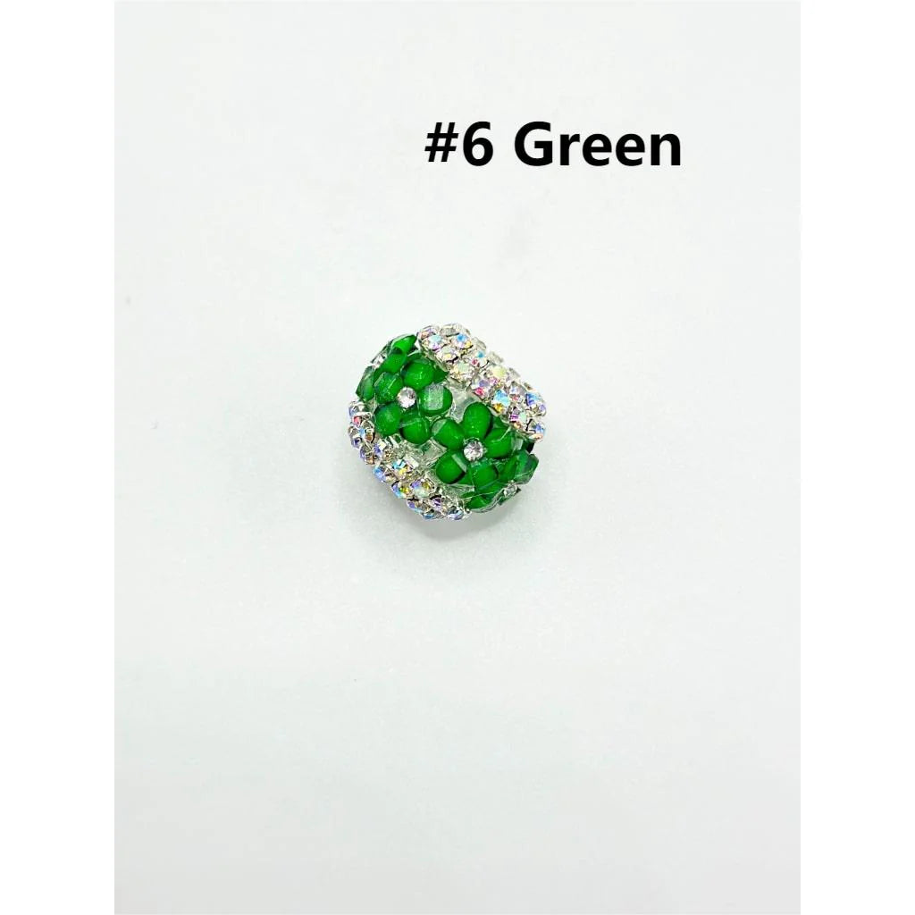 z-Keychain Beads, Fancy Clear Acrylic Beads for Keychains, 19*16MM