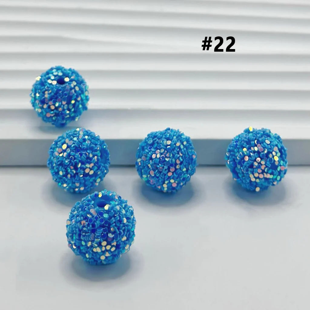 z-Sugar Beads Sparkling Rhinestone Beads 16mm
