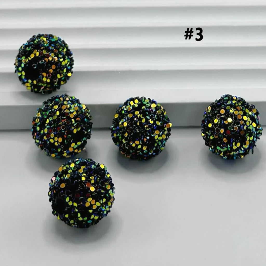 z-Sugar Beads Sparkling Rhinestone Beads 16mm