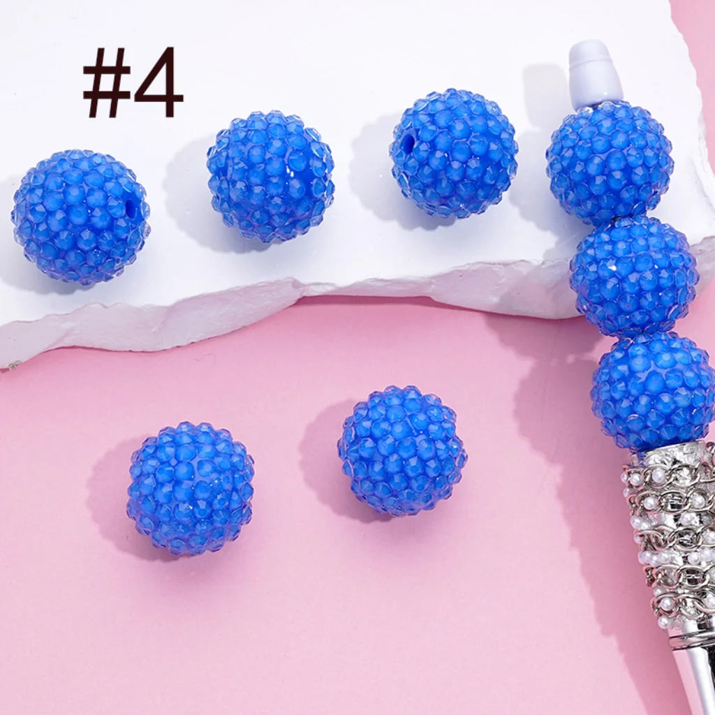 z-Acrylic Rhinestone Beads, Jelly Color Rhinestones, 20MM