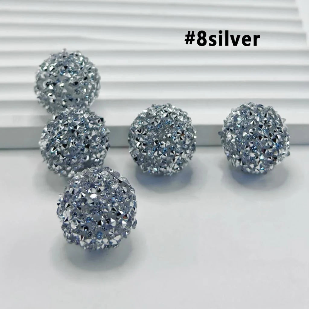 z-28 Single Colors and 7 Color Series Mix Round Sugar Beads, 20MM