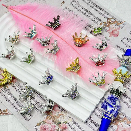 z-Bling Bling Sparkling Crown Spacers for Beads
