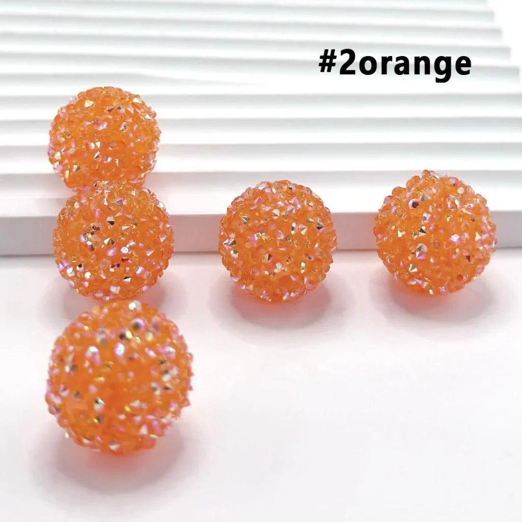 z-28 Single Colors and 7 Color Series Mix Round Sugar Beads, 20MM