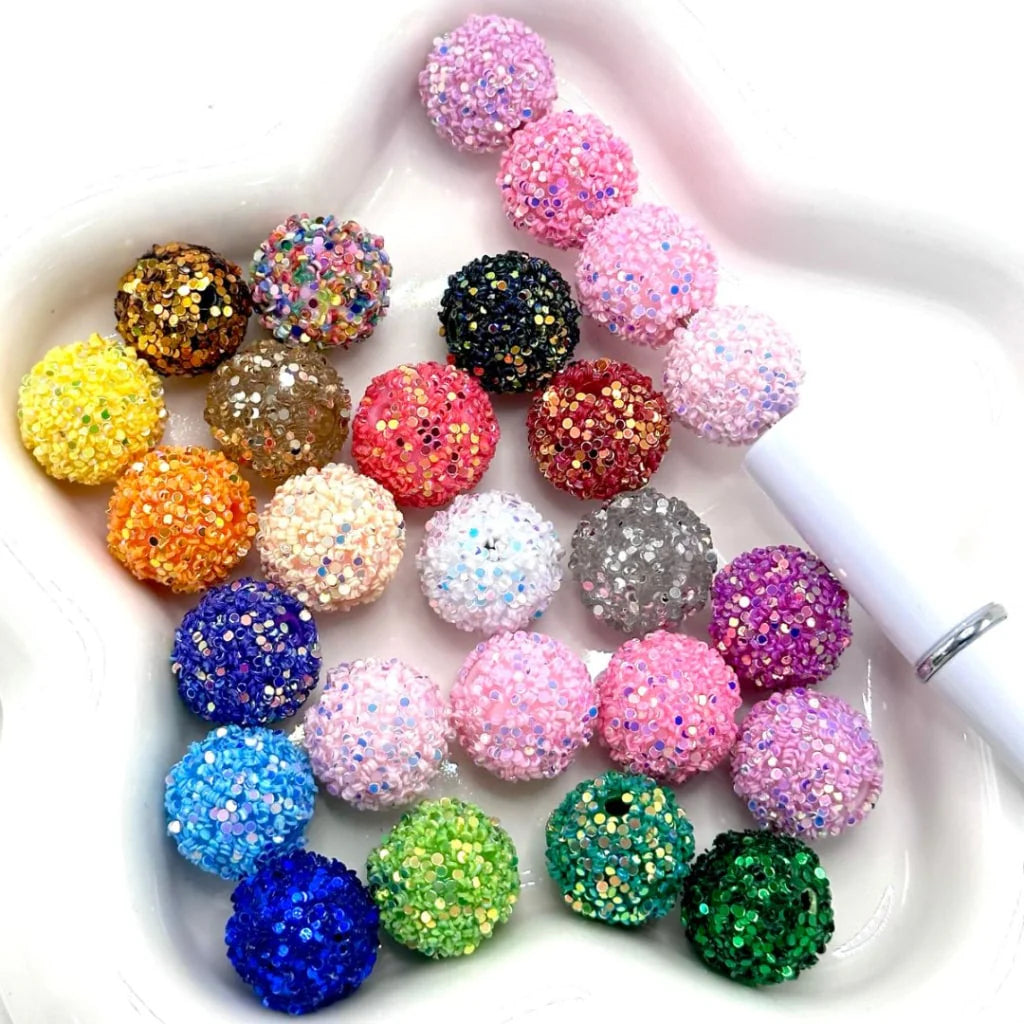 z-Sugar Beads Sparkling Rhinestone Beads 16mm