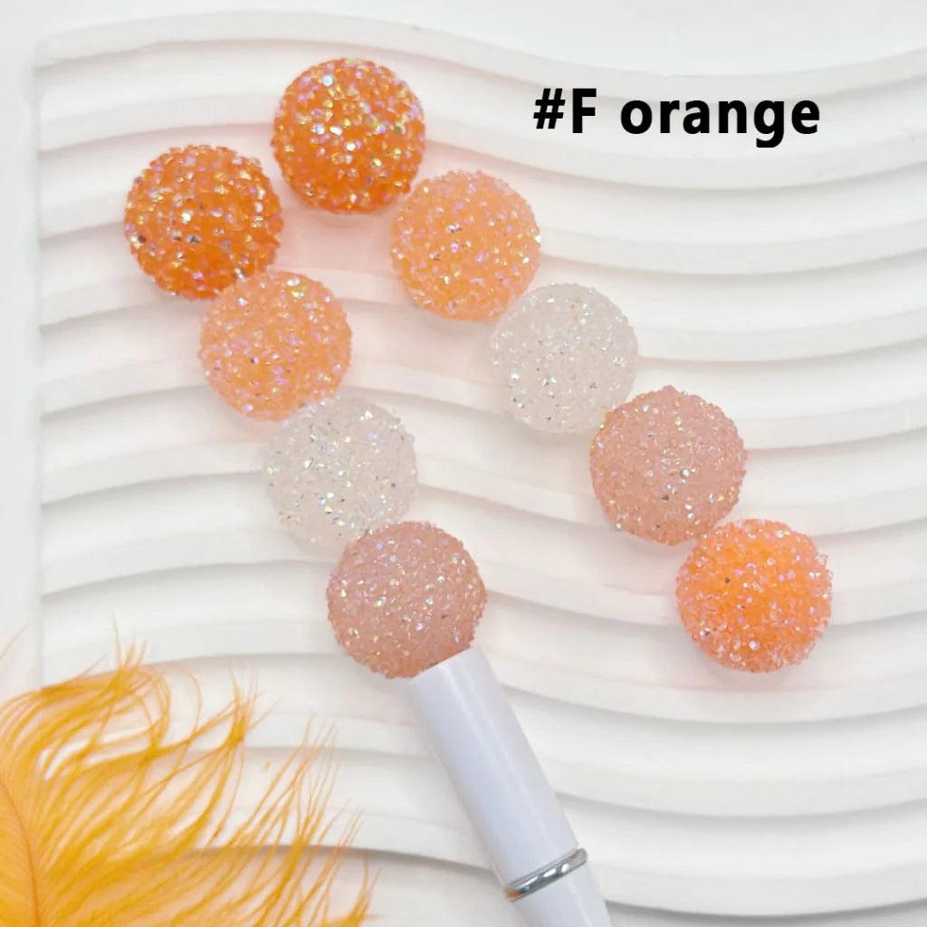 z-28 Single Colors and 7 Color Series Mix Round Sugar Beads, 20MM