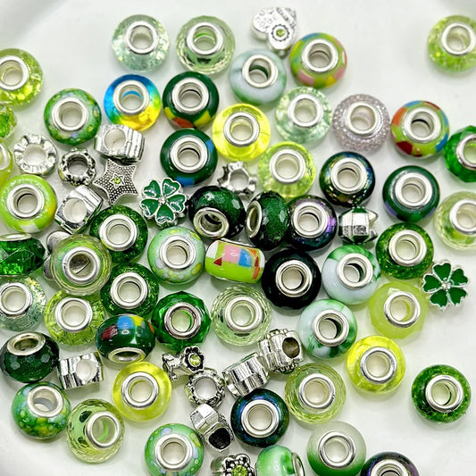 z-Inspired Wheel Beads in Turquoise Blue Red Pink Purple Green 80Pcs