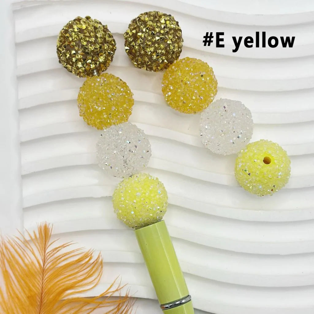 z-28 Single Colors and 7 Color Series Mix Round Sugar Beads, 20MM