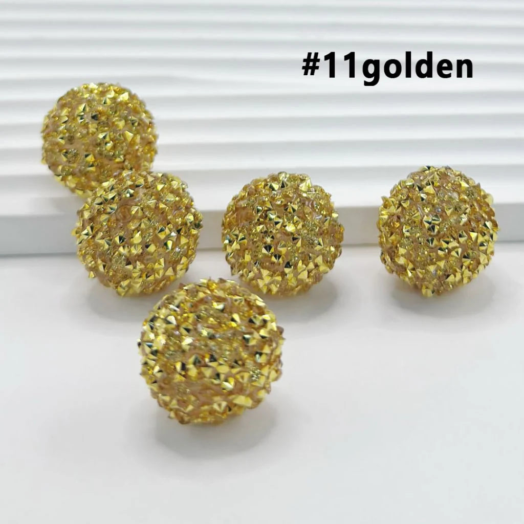 z-28 Single Colors and 7 Color Series Mix Round Sugar Beads, 20MM