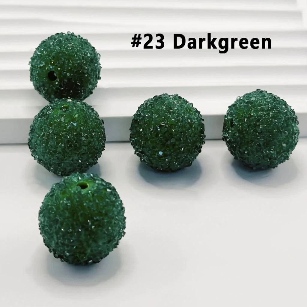 z-28 Single Colors and 7 Color Series Mix Round Sugar Beads, 20MM