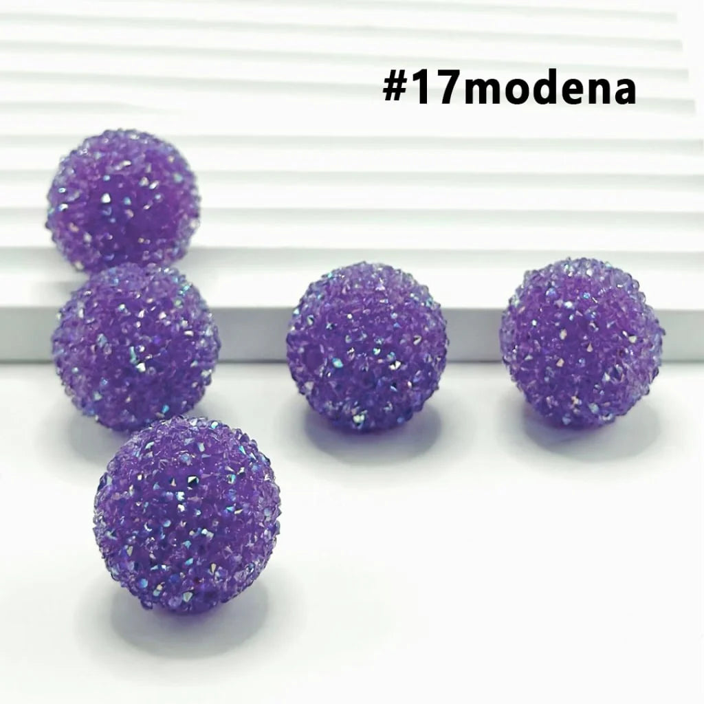 z-28 Single Colors and 7 Color Series Mix Round Sugar Beads, 20MM
